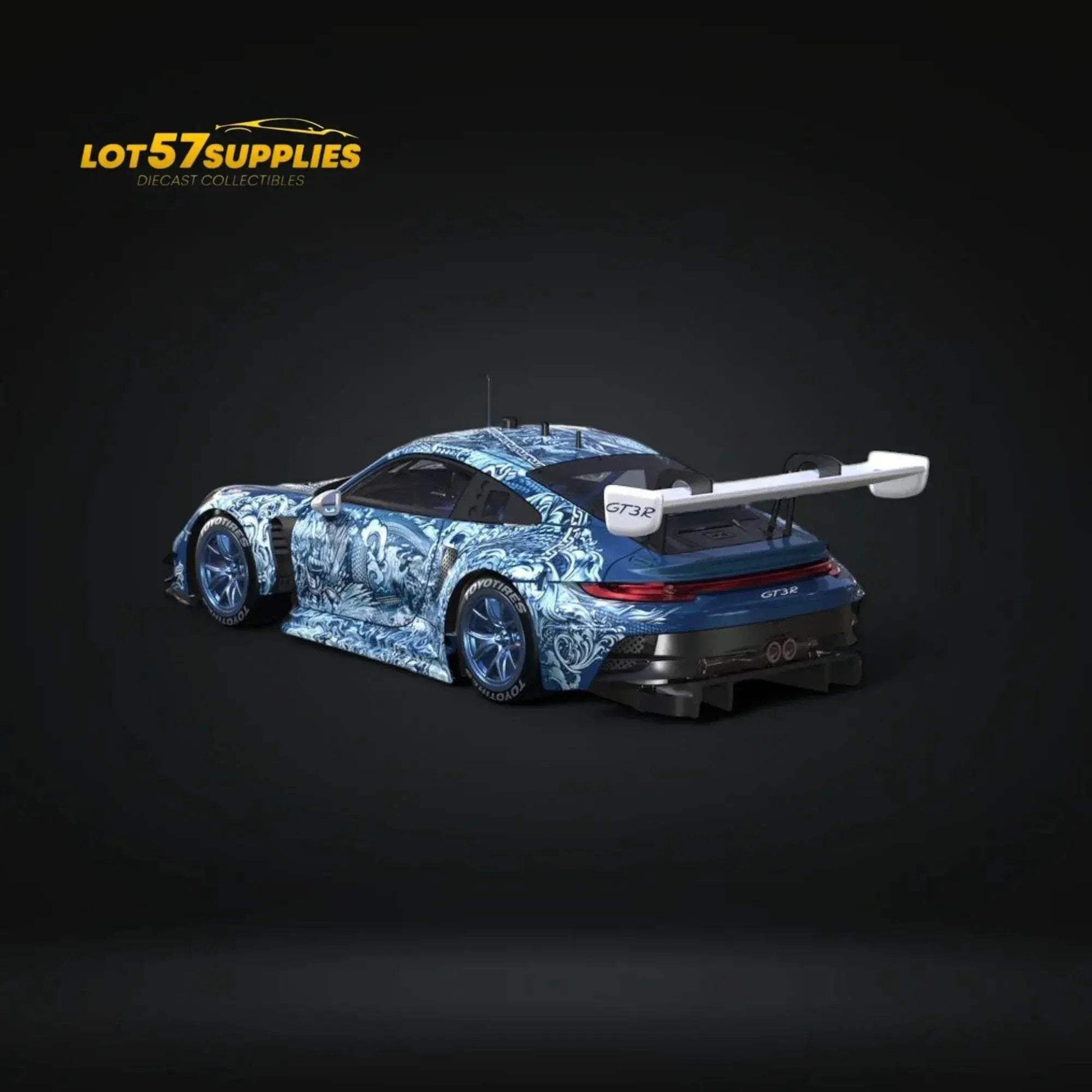 Limited Edition Green Ocean Porsche 911 GT3 R Diecast 1:64 - ToylandEU