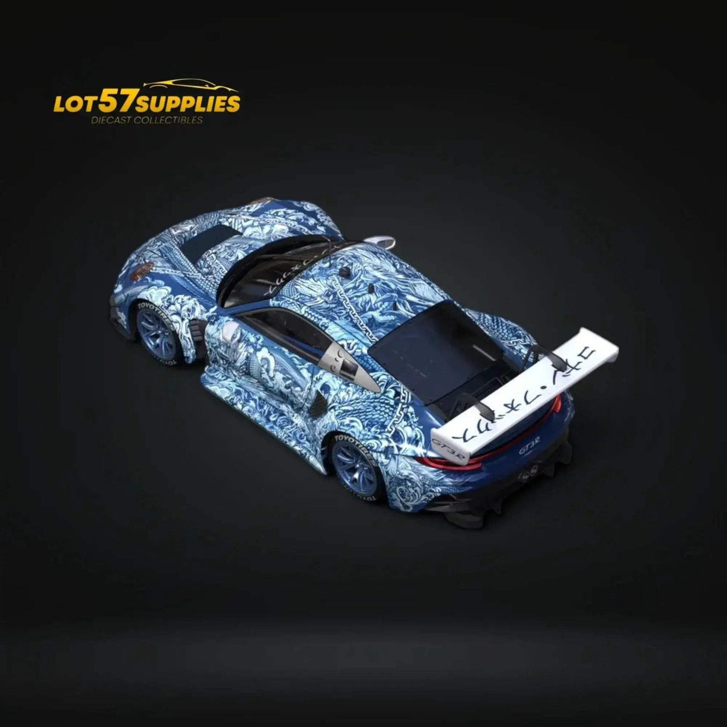 Limited Edition Green Ocean Porsche 911 GT3 R Diecast 1:64 - ToylandEU