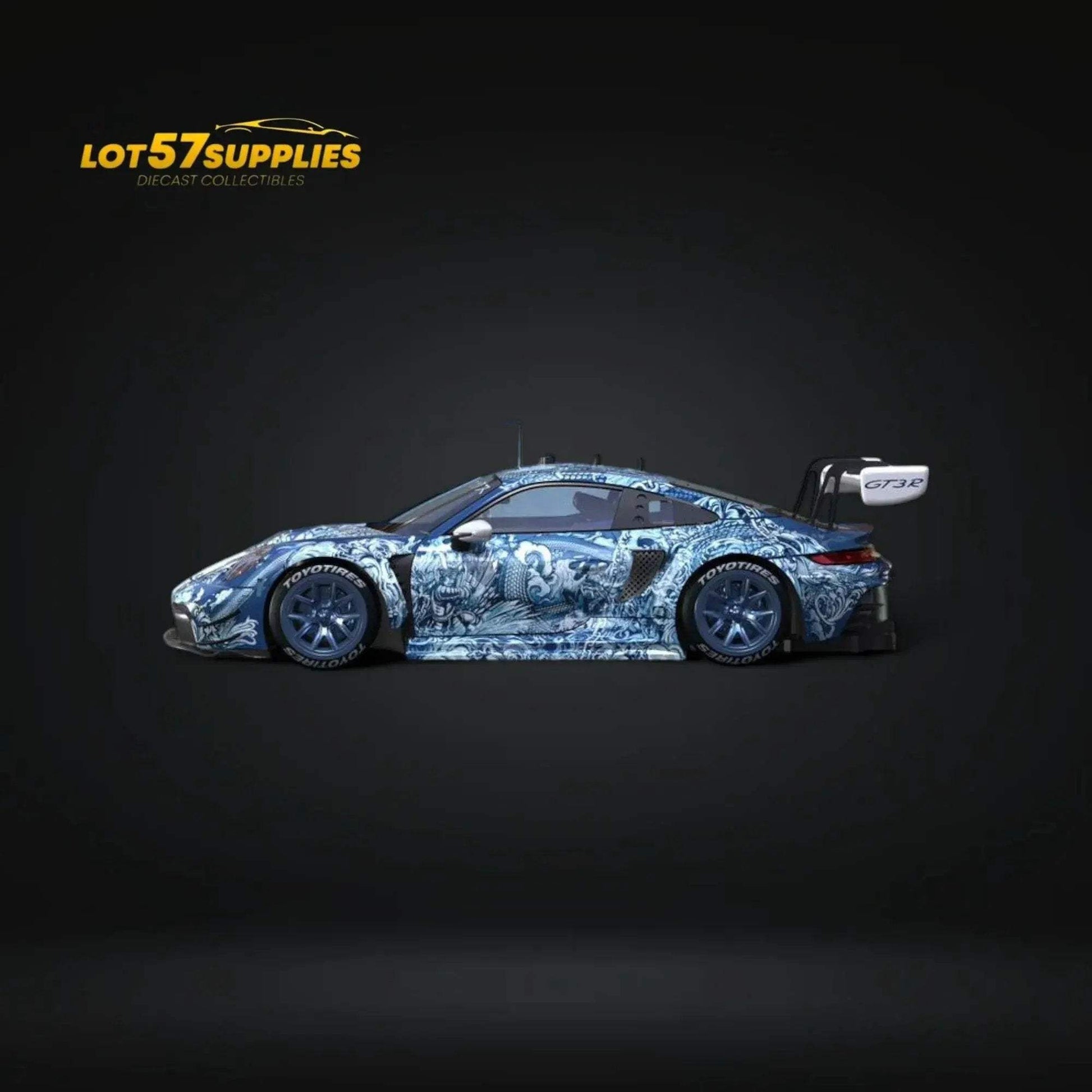 Limited Edition Green Ocean Porsche 911 GT3 R Diecast 1:64 - ToylandEU
