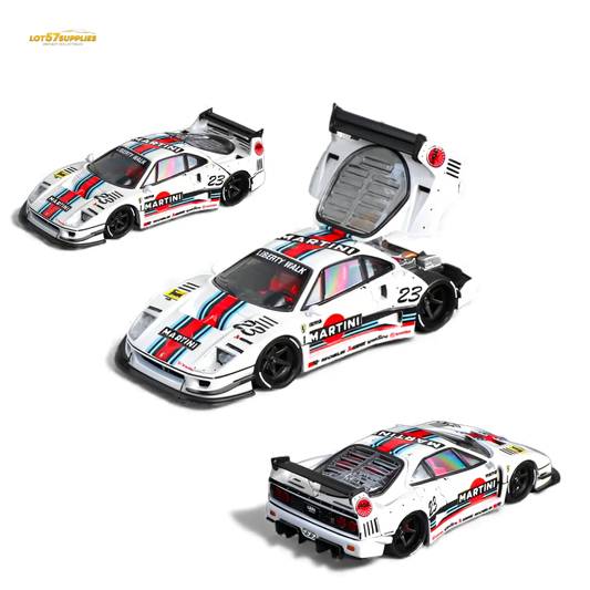 Limited Edition Liberty Walk Ferrari F40 Diecast 1:64 Martini - ToylandEU