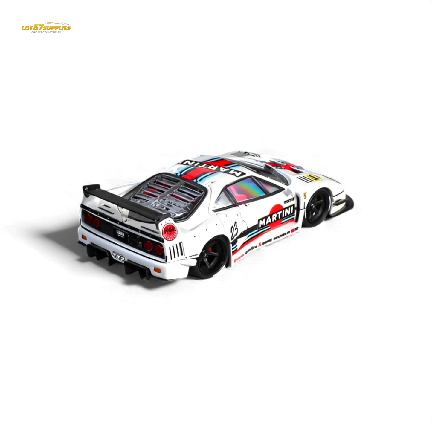 Limited Edition Liberty Walk Ferrari F40 Diecast 1:64 Martini - ToylandEU