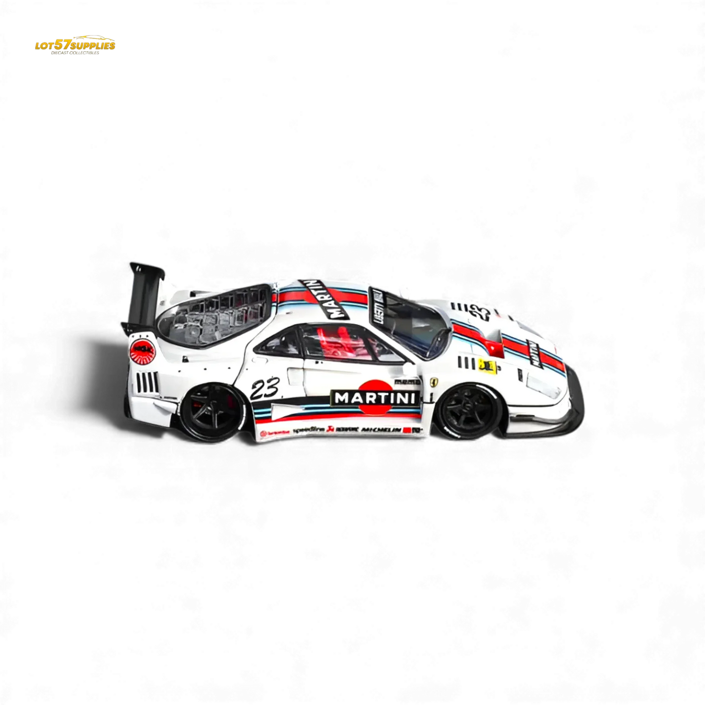 Limited Edition Liberty Walk Ferrari F40 Diecast 1:64 Martini - ToylandEU