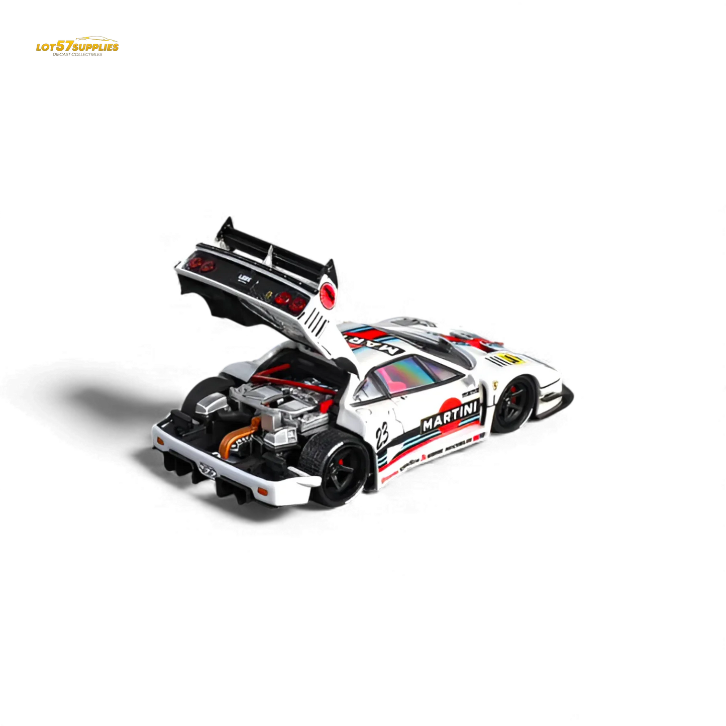 Limited Edition Liberty Walk Ferrari F40 Diecast 1:64 Martini - ToylandEU