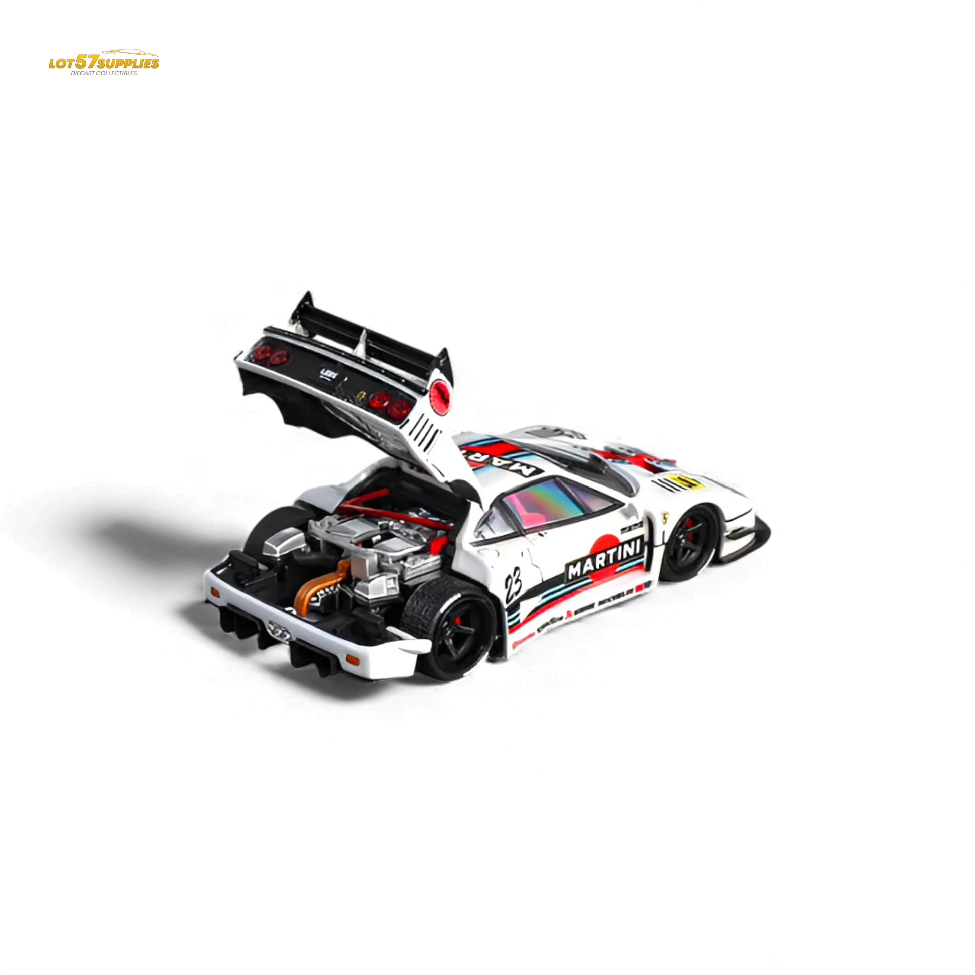 Limited Edition Liberty Walk Ferrari F40 Diecast 1:64 Martini - ToylandEU