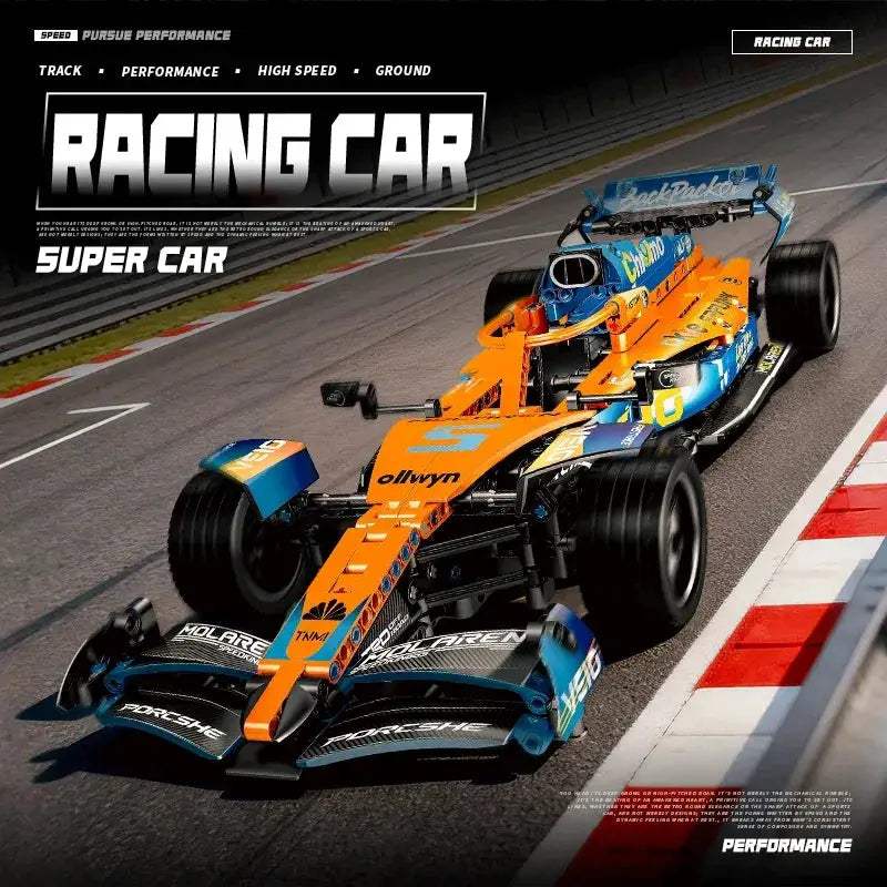 Limited Edition Racing MOC Building Kit for Desktop Display - ToylandEU