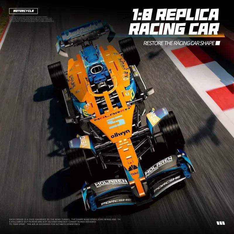 Limited Edition Racing MOC Building Kit for Desktop Display - ToylandEU