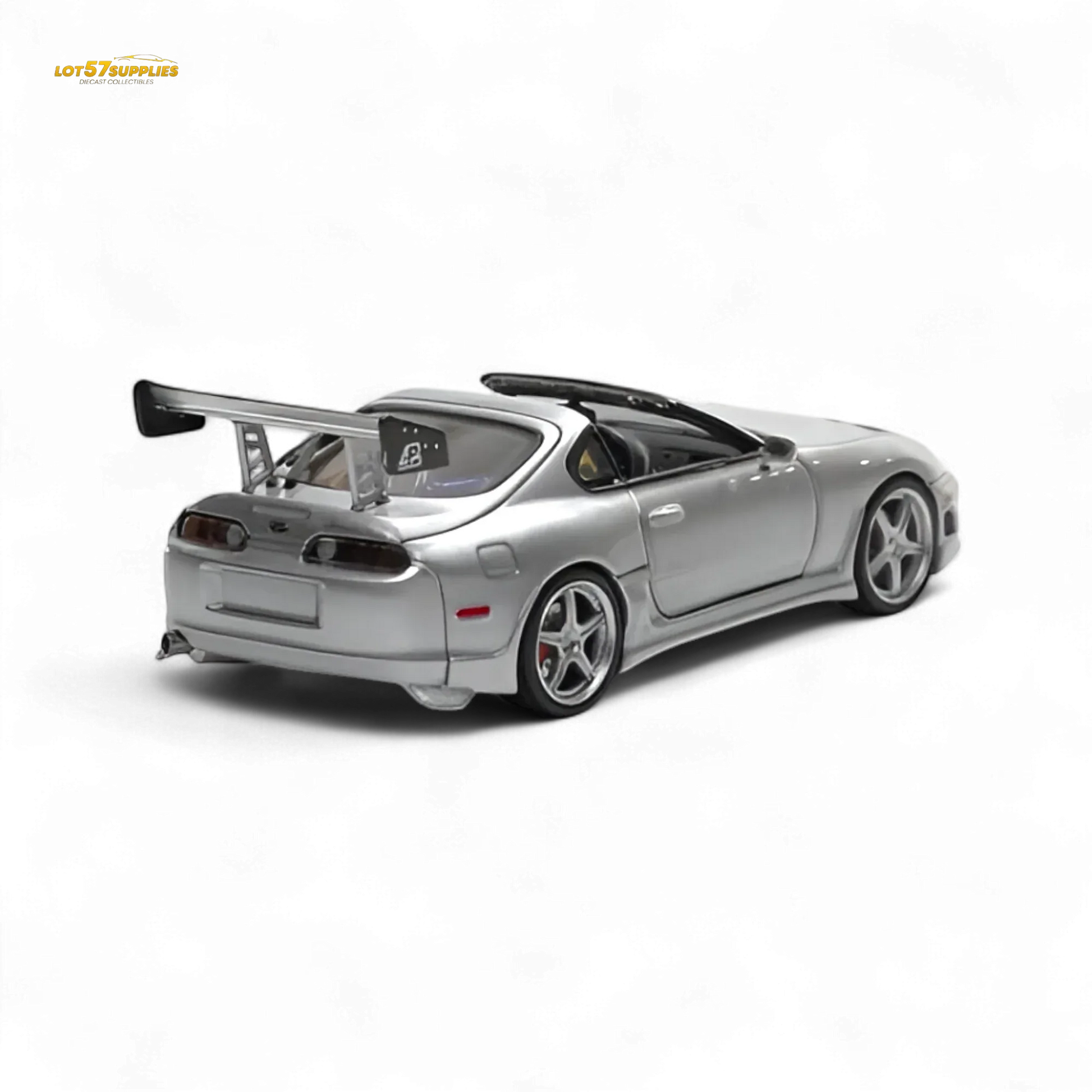 Limited Edition Toyota Supra Diecast Model Silver - ToylandEU