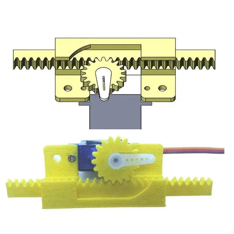 Linear Servo Robot Arm Robotics Education Kit Invention Arm Protection 9g Science Experiments - ToylandEU