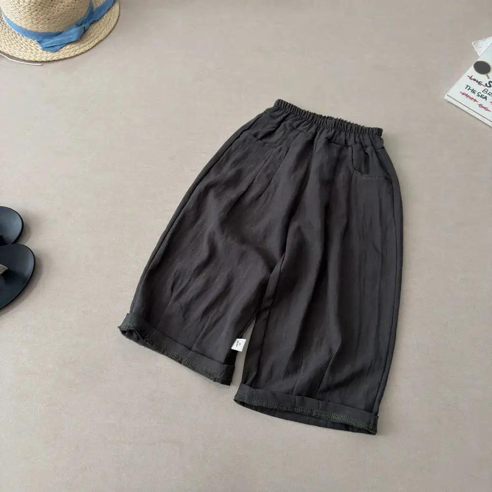  Linen Kids Loose Pants Breathable Summer Unisex Harem -  ToylandEU™