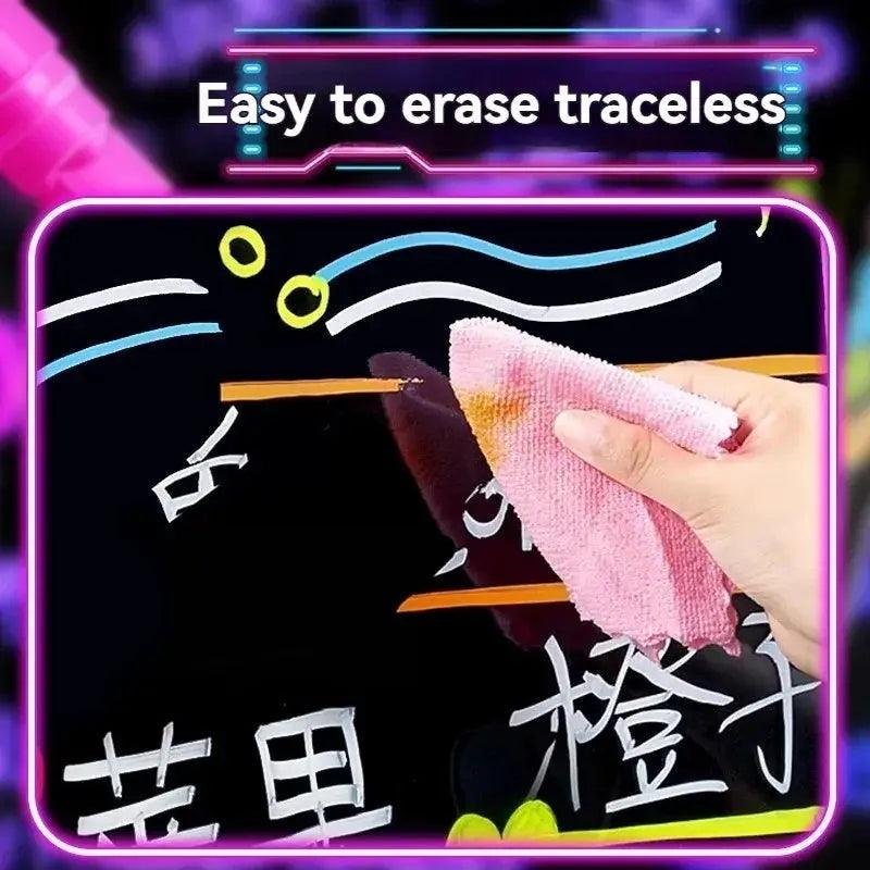  Liquid Chalk Markers Neon Washable 8 Color Set -  ToylandEU™