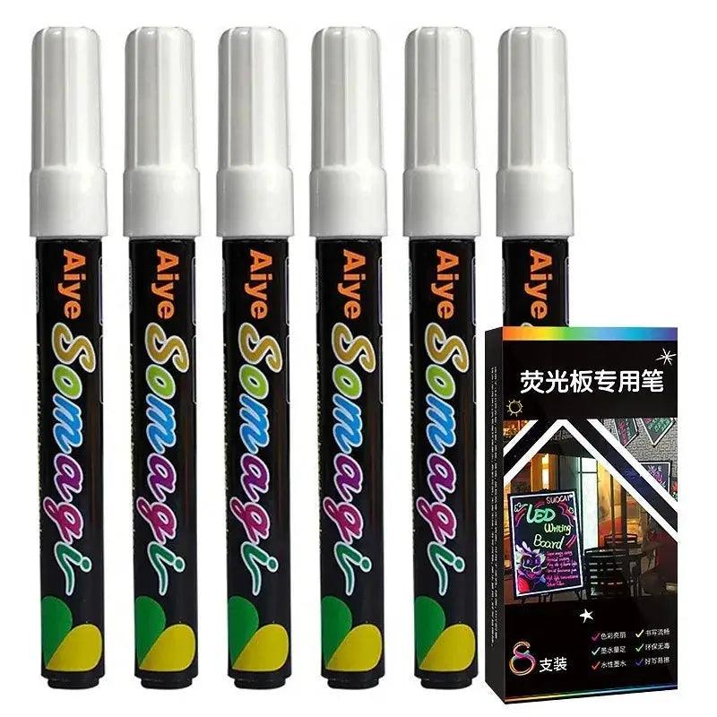  Liquid Chalk Markers Neon Washable 8 Color Set -  ToylandEU™