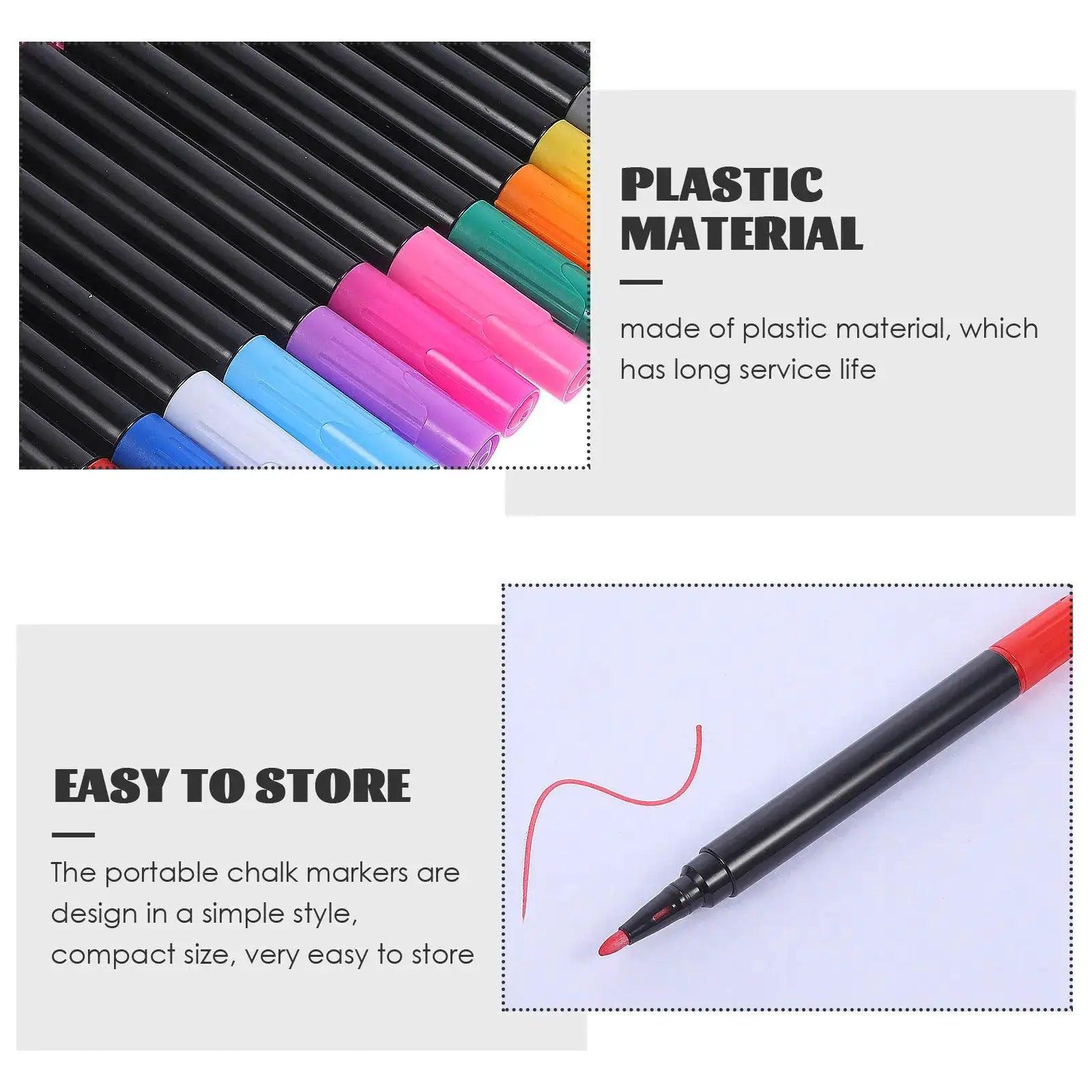  Liquid Chalk Markers Pack 12 Washable For Chalkboards -  ToylandEU™