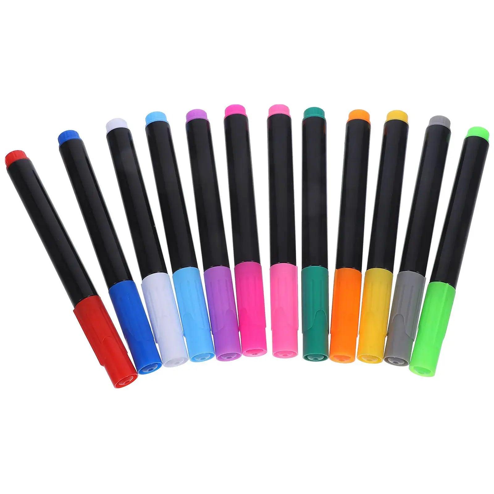  Liquid Chalk Markers Pack 12 Washable For Chalkboards -  ToylandEU™