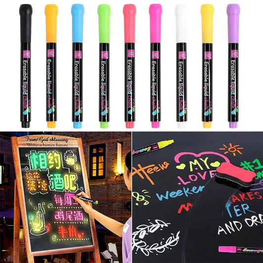  Liquid Chalk Markers for Glass and Whiteboards Safe -  ToylandEU™
