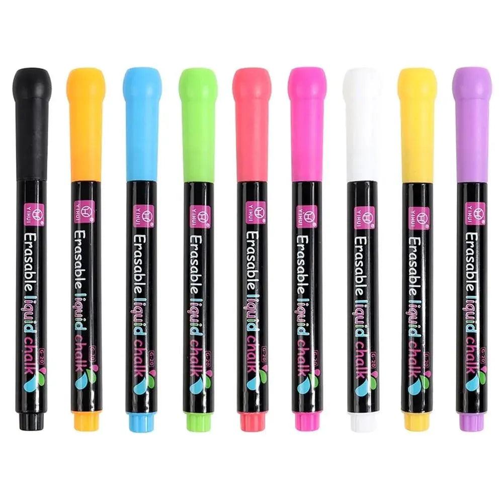  Liquid Chalk Markers for Glass and Whiteboards Safe -  ToylandEU™