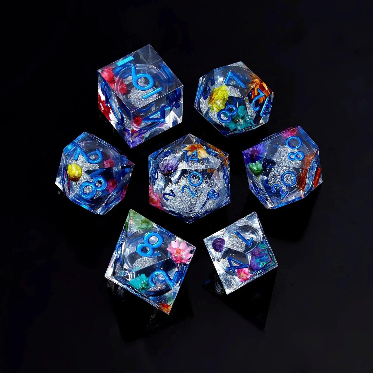  Liquid Resin Dice Set For RPG Play Sharp Edges -  ToylandEU™