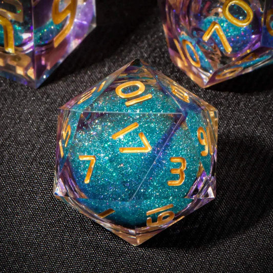 Liquid Resin Dice Set With Sharp Edges For RPG Play - ToylandEU