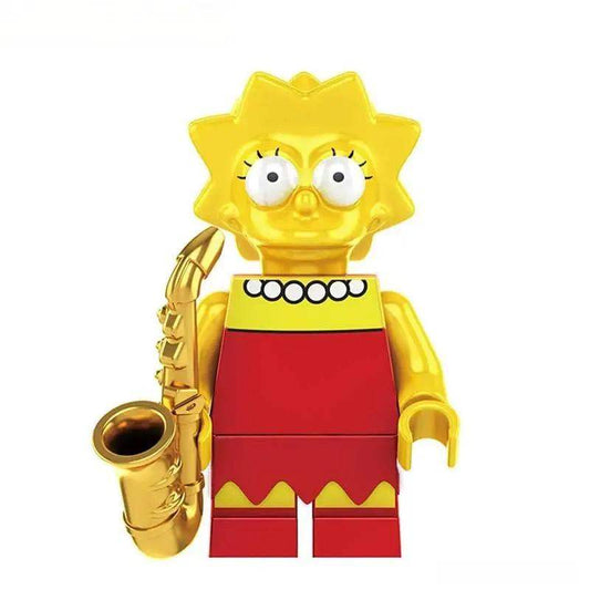 Lisa Simpson | The Simpsons Lego Minifigures Custom toys - Minifigure Toys