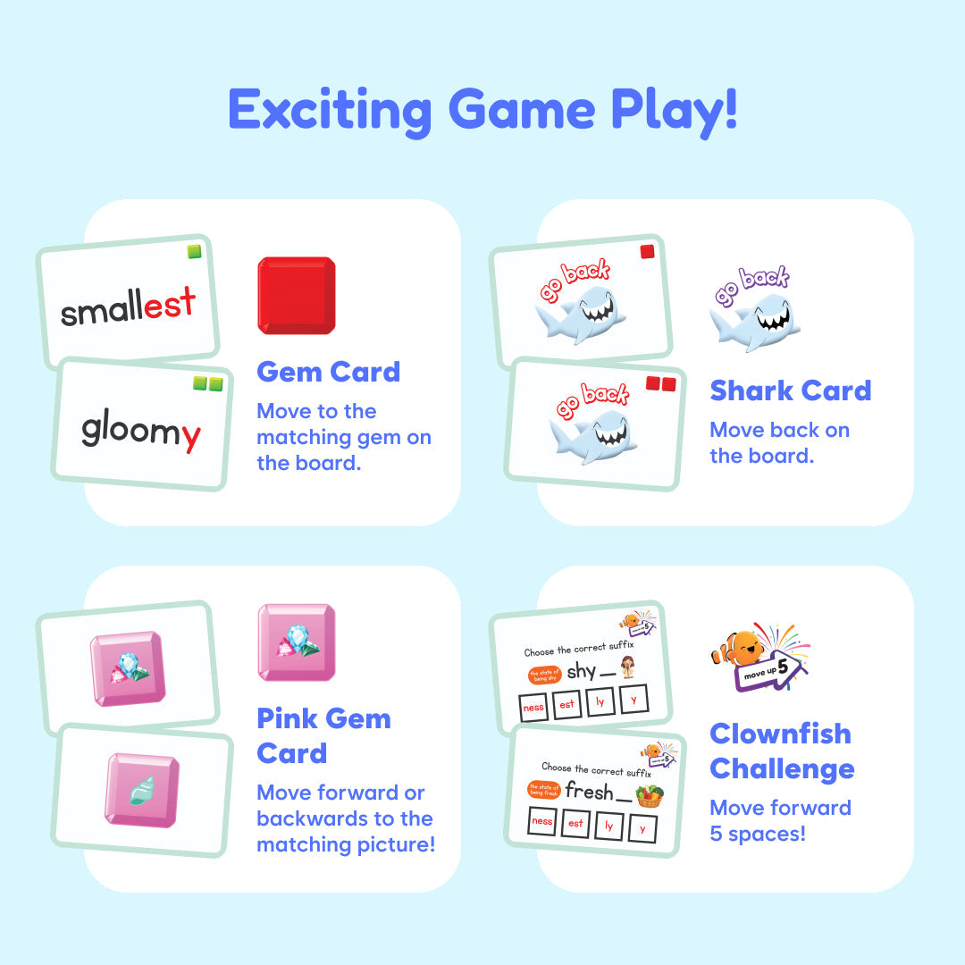 Literacy Cards | Phonics & Vocab Grades 3-5 | Toylandeu™