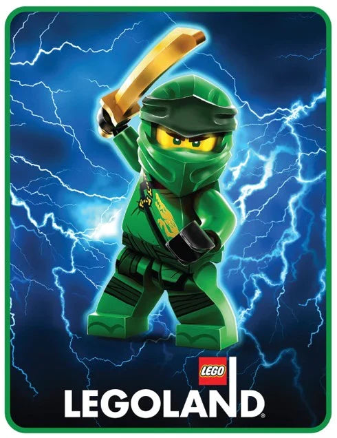 LEGO® Lloyd Fleece Throw Blanket | Super Soft All Season Comfort | Ages 3+