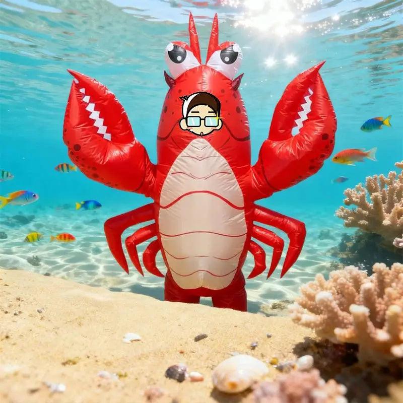  Inflatable Lobster Costume Adults Easy Inflate Unisex -  ToylandEU™
