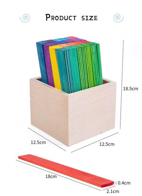 مجموعة مكعبات جسر قوس خشبي إبداعي من مونتيسوري - ١٠٠ قطعة للأطفال - ToylandEU