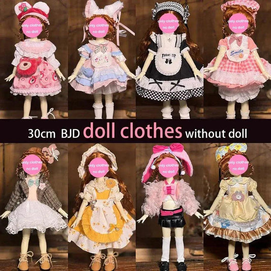  Lolita Doll Multi Layer Cake Skirt For One Sixth BJD -  ToylandEU™