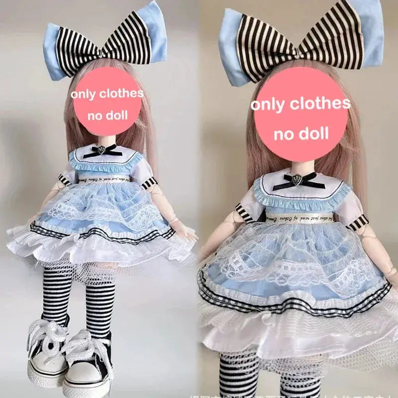Lolita Doll Multi Layer Cake Skirt For One Sixth BJD - ToylandEU