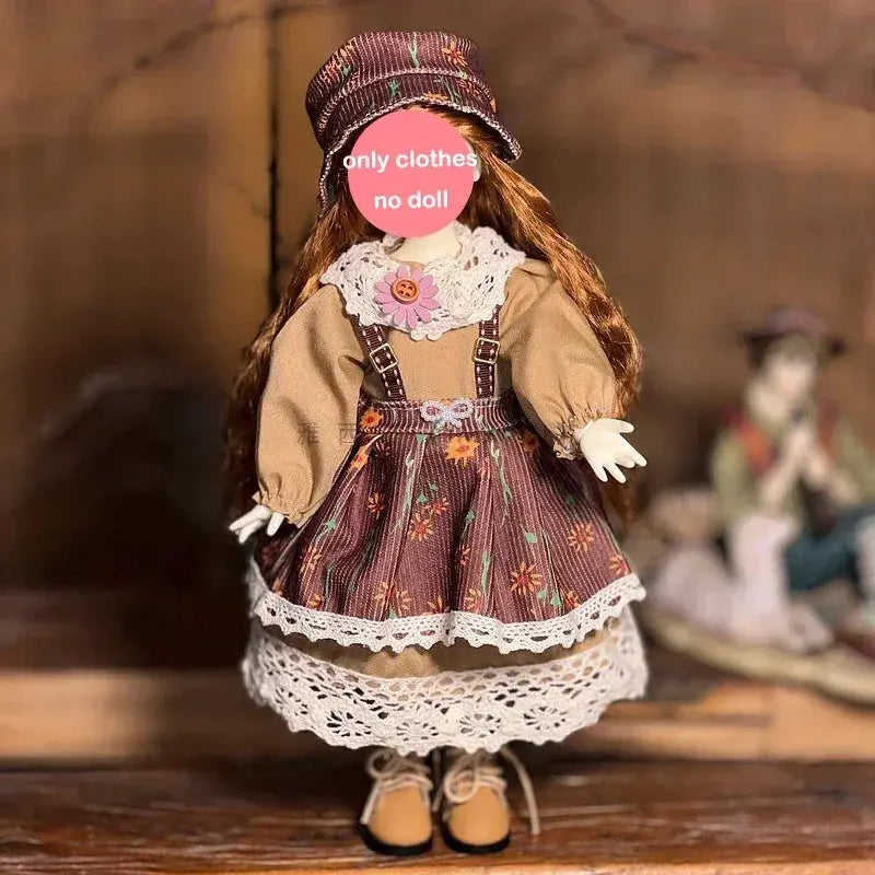 Lolita Doll Multi Layer Cake Skirt For One Sixth BJD - ToylandEU