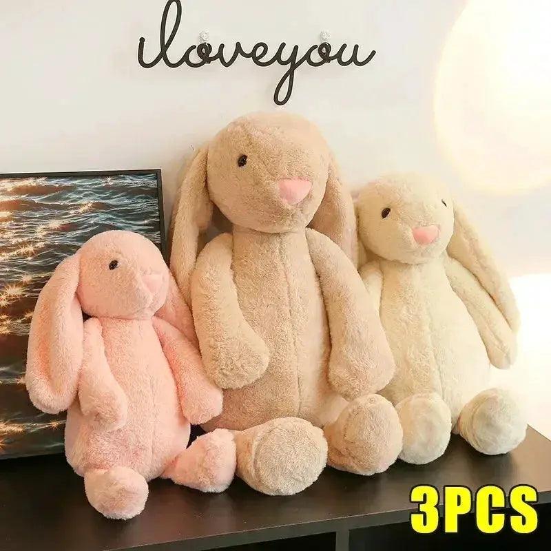  Long Ear Bunny Plush Premium Soft Cotton Stuffed Toy -  ToylandEU™