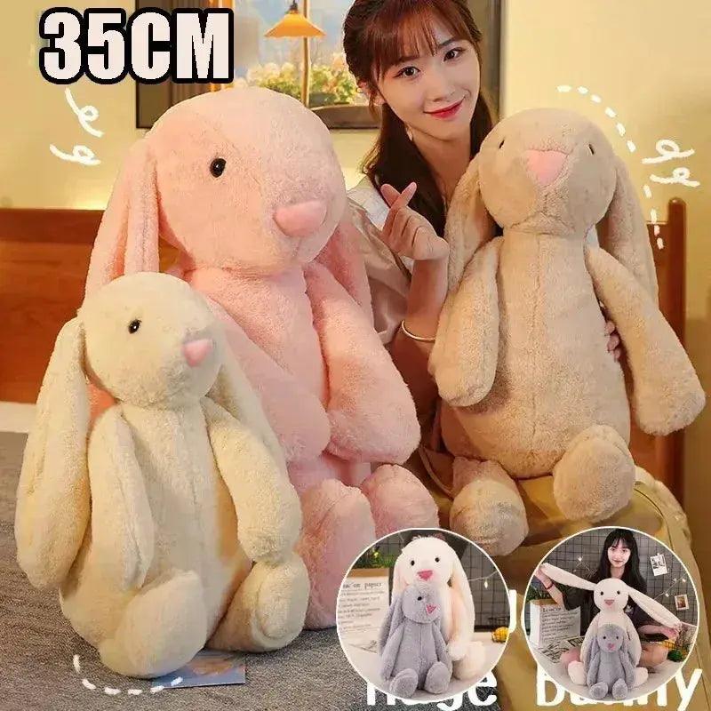 Long Ear Bunny Plush Premium Soft Cotton Stuffed Toy -  ToylandEU™