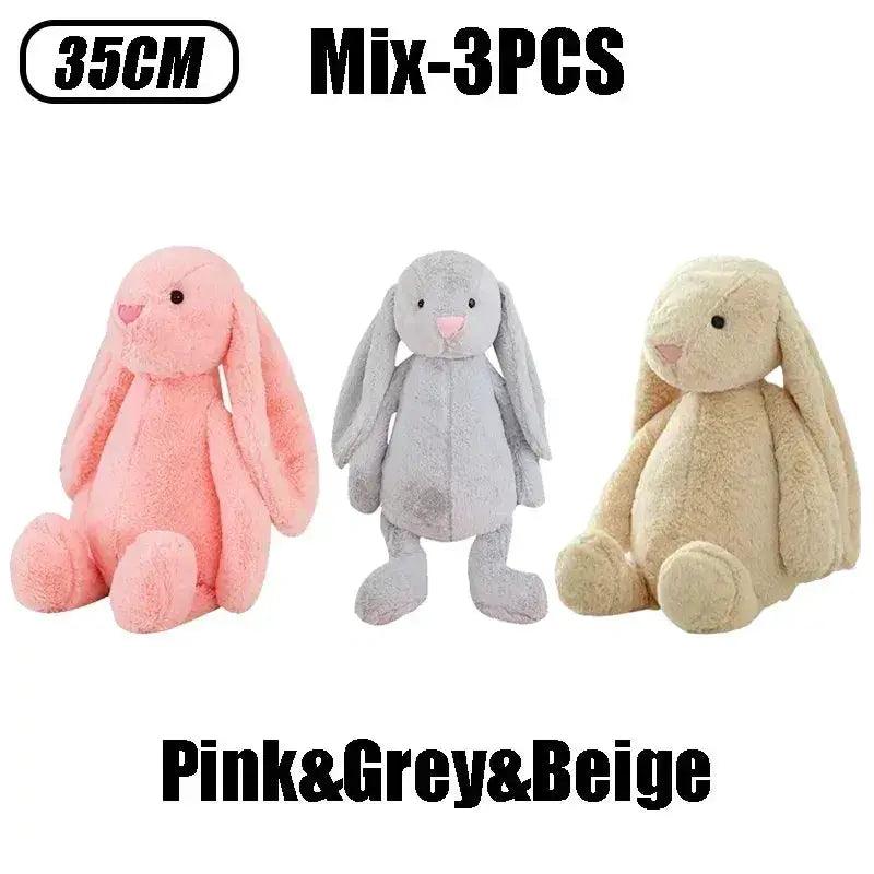  Long Ear Bunny Plush Premium Soft Cotton Stuffed Toy -  ToylandEU™