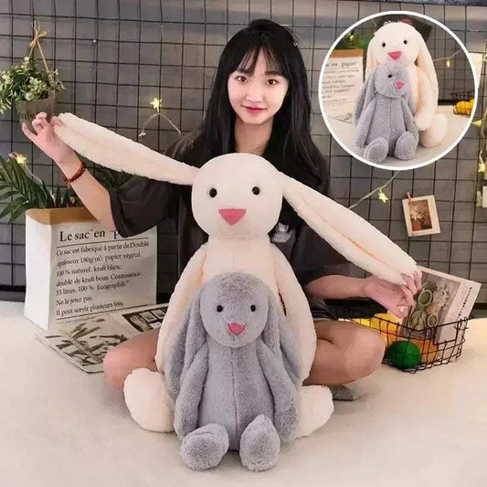  Long Ear Bunny Plush Premium Soft Cotton Stuffed Toy -  ToylandEU™