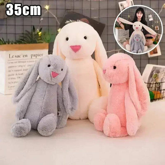  Long Ear Bunny Plush Premium Soft Cotton Stuffed Toy -  ToylandEU™