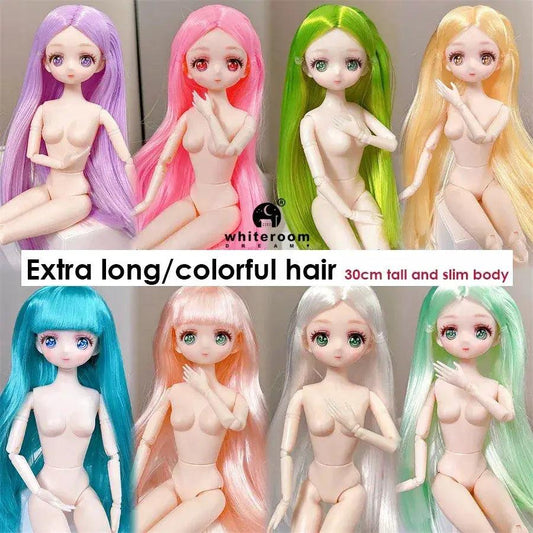  Long Haired BJD Doll 12 Inch Starlight Eyes Gift -  ToylandEU™