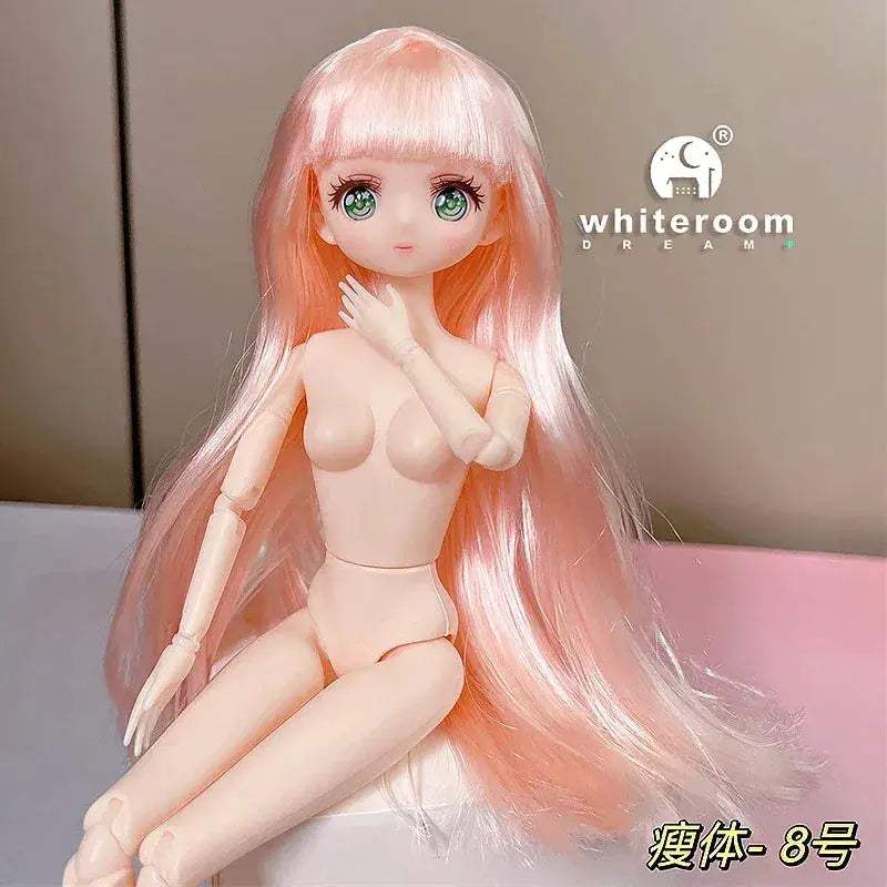 Long Haired BJD Doll 12 Inch Starlight Skyward Eyes Gift - ToylandEU
