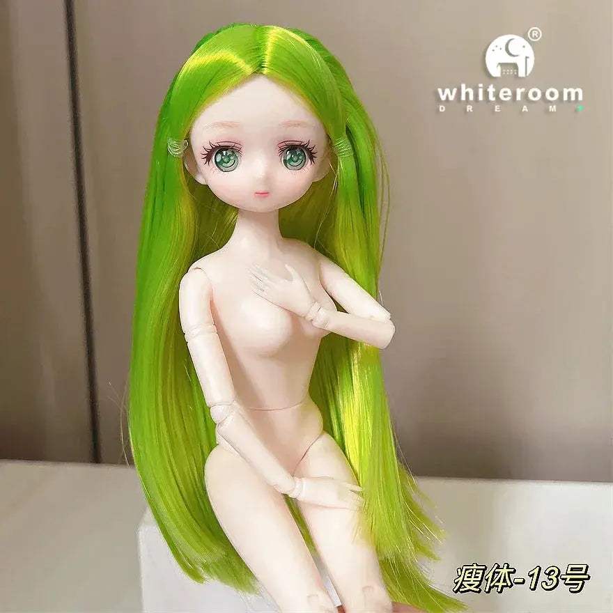 Long Haired BJD Doll 12 Inch Starlight Skyward Eyes Gift - ToylandEU