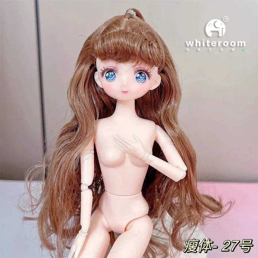 Long Haired BJD Doll 12 Inch Starlight Skyward Eyes Gift - ToylandEU
