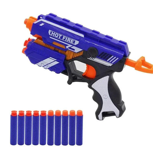  Long Range Dart Blaster With Soft Bullets For Kids Safe Play -  ToylandEU™