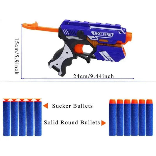  Long Range Dart Blaster With Soft Bullets For Kids Safe Play -  ToylandEU™