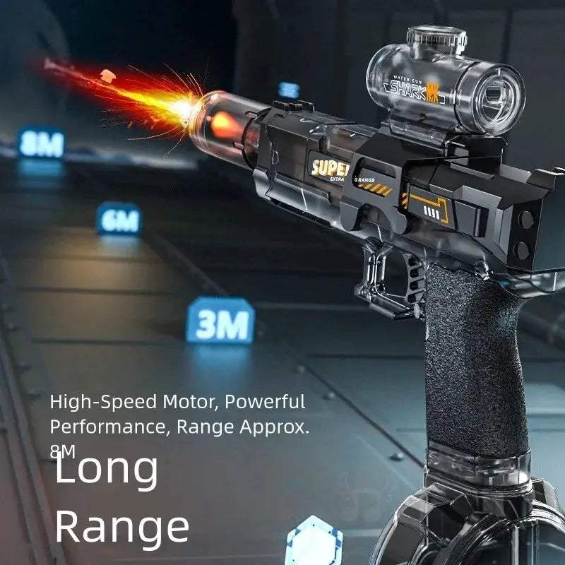 Long Range Electric Water Gun With Fire Spray And Lights - ToylandEU