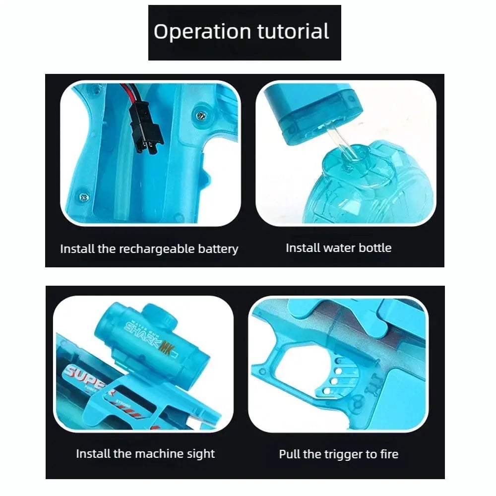 Long Range Electric Water Gun With Fire Spray And Lights - ToylandEU