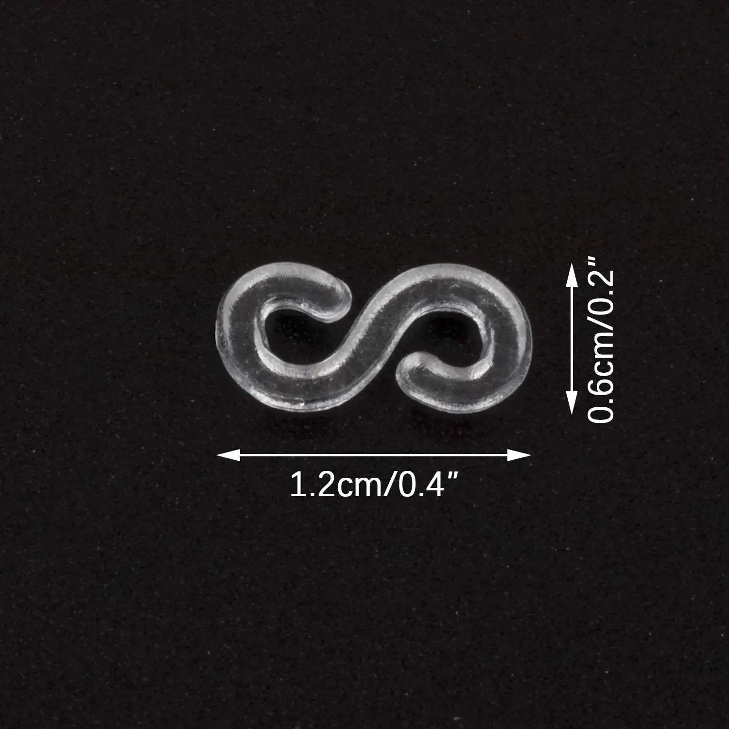 Loom Band Clips S Shape Transparent Connectors for DIY Bracelets - ToylandEU