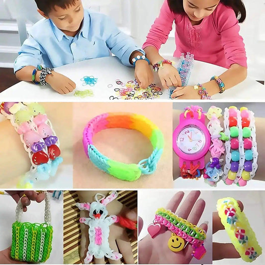  Loom Bands Bracelet Kit 12 Vibrant Colors For Girls -  ToylandEU™