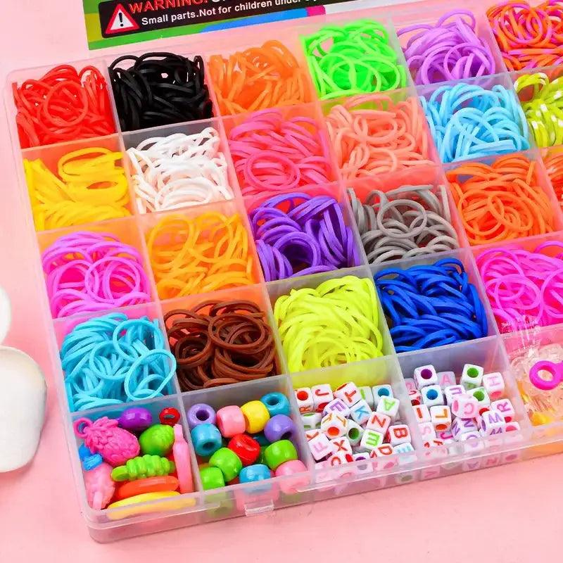  Loom Bands Rainbow Bracelet Making Kit For Girls -  ToylandEU™