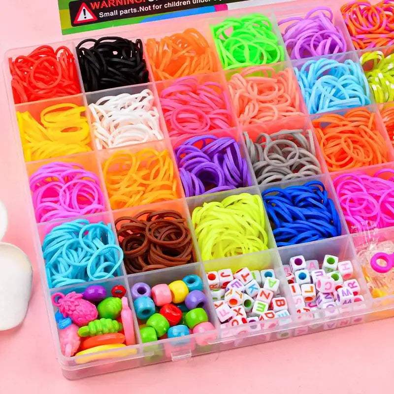  Loom Bands Rainbow Bracelet Making Kit For Girls -  ToylandEU™