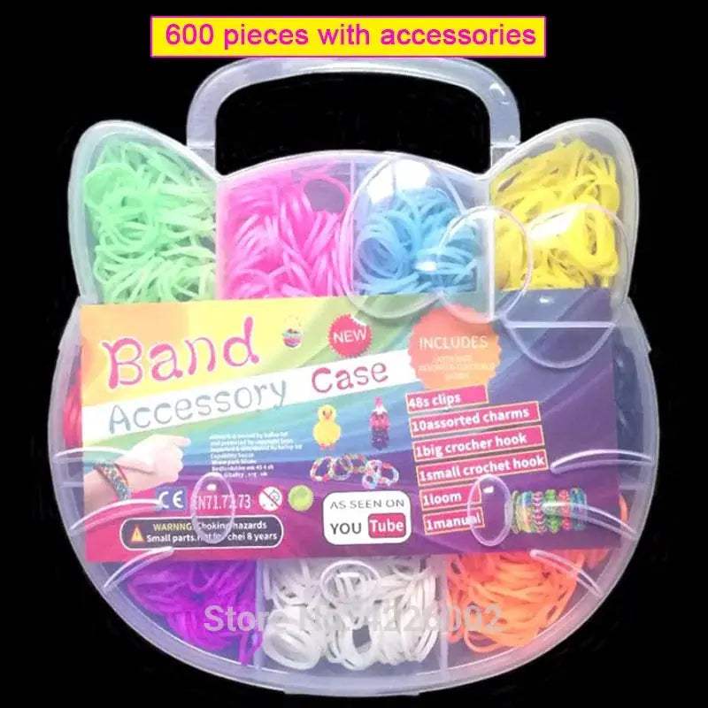  Loom Bands Rainbow Bracelet Making Kit For Girls -  ToylandEU™