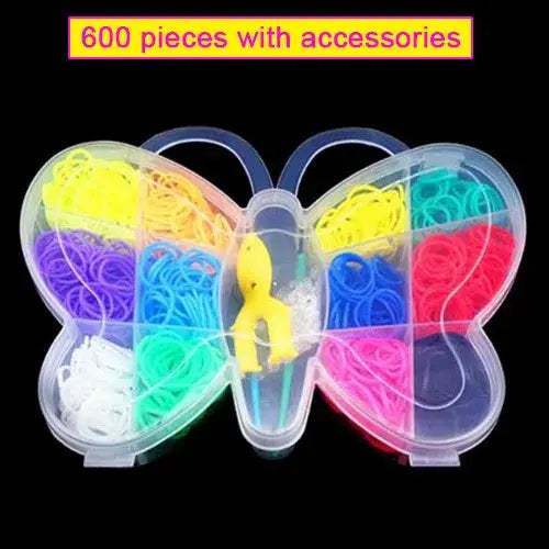  Loom Bands Rainbow Bracelet Making Kit For Girls -  ToylandEU™