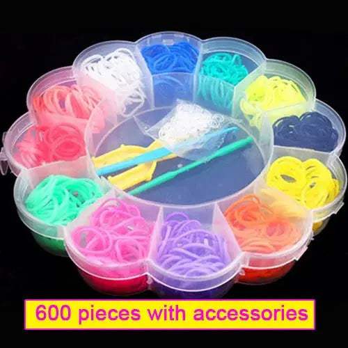  Loom Bands Rainbow Bracelet Making Kit For Girls -  ToylandEU™
