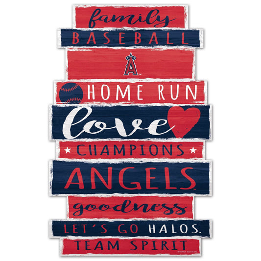 Los Angeles Angels 11x17 Wood Sign Wincraft Established Date - ToylandEU